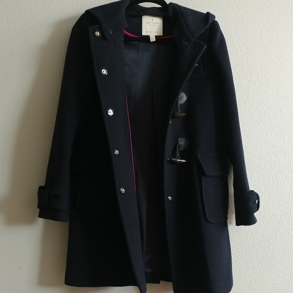 XS Kate Spade hooded coat